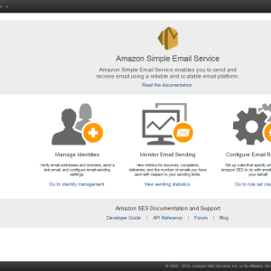 Getting Started with Amazon SES Accounts